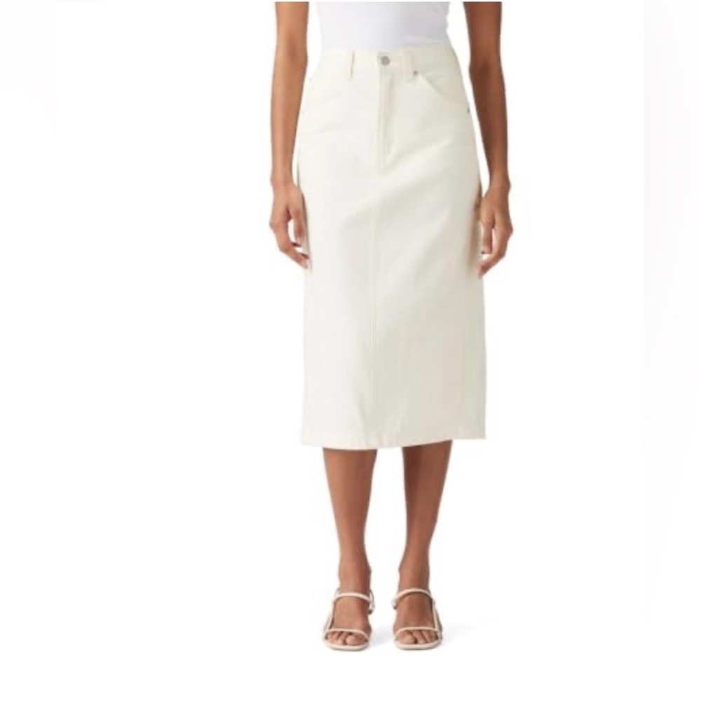 NWT Levi's Women's High-Rise Slit Skirt, Truth Slip